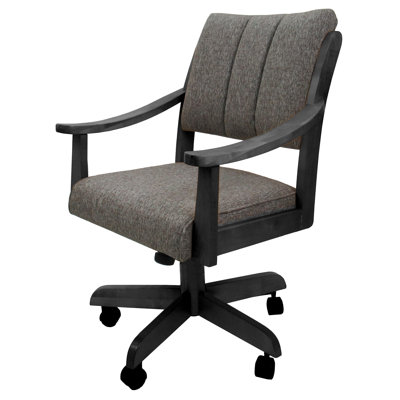Evteka Dining Caster Chair with Arms