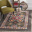 Tapis brun à motif oriental-150697152