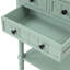 Console Skai en bois avec 3 tiroirs et tablette inférieure-1897364041