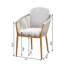 Chaise de salle à manger d'extérieur Turin 2 pièces