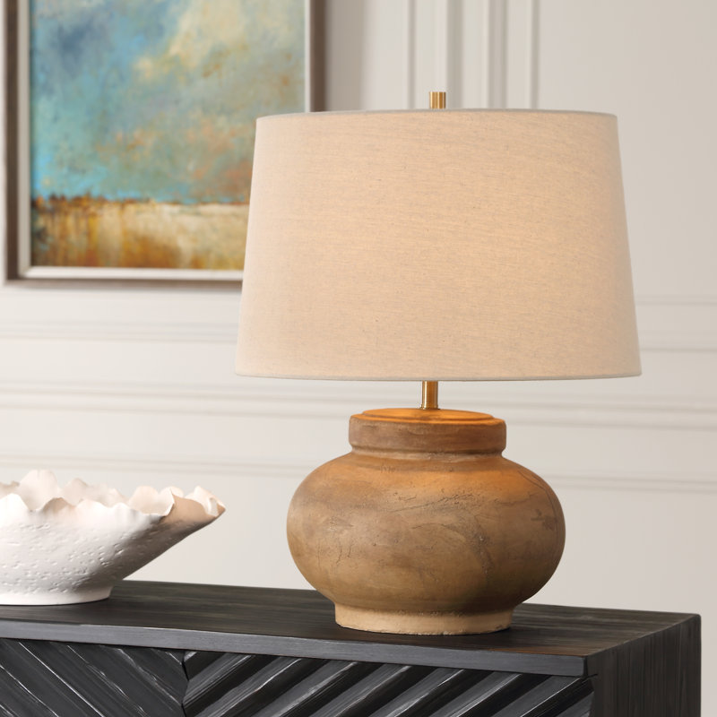 Kamoryn Aged Terracotta Table Lamp