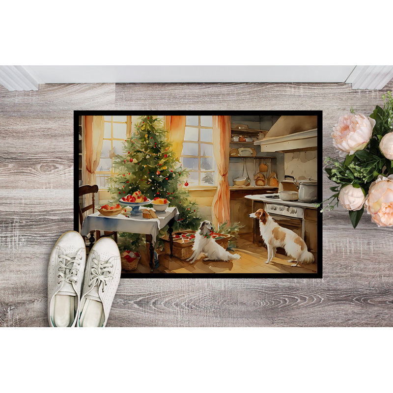 Junya Non-Slip Christmas Doormat, 24" W x 36" L
