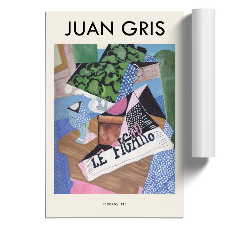 Le Figaro by Juan Gris - No Frame Print, 30cm H x 21cm W x 0.1cm D