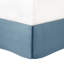 Lit réversible 8 pièces en coton bleu très grand - imprimé floral, édredon en coton imprimé, jupe brodée incluse-117418681-117418682