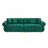 89-Inch Spring-Wrapped Cushions, 3 Flannelette Sofas, Stylish Metal Feet And 4 Throw Pillows Make For A Modern Living Room Bedroom-122651660