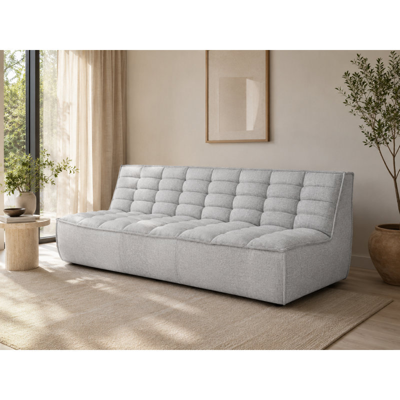 Sofa, Gray Velvet
