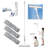 Window Mirror Squeegee Double-Sided Spray Expansion Window Cleaner with Long Handle