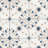Dahlia 6" x 6" Blue Patterned Matte Porcelain Floor and Wall Tile-111026566