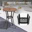 Table de bar d'extérieur ronde 27,6 po Tenesia-698236639