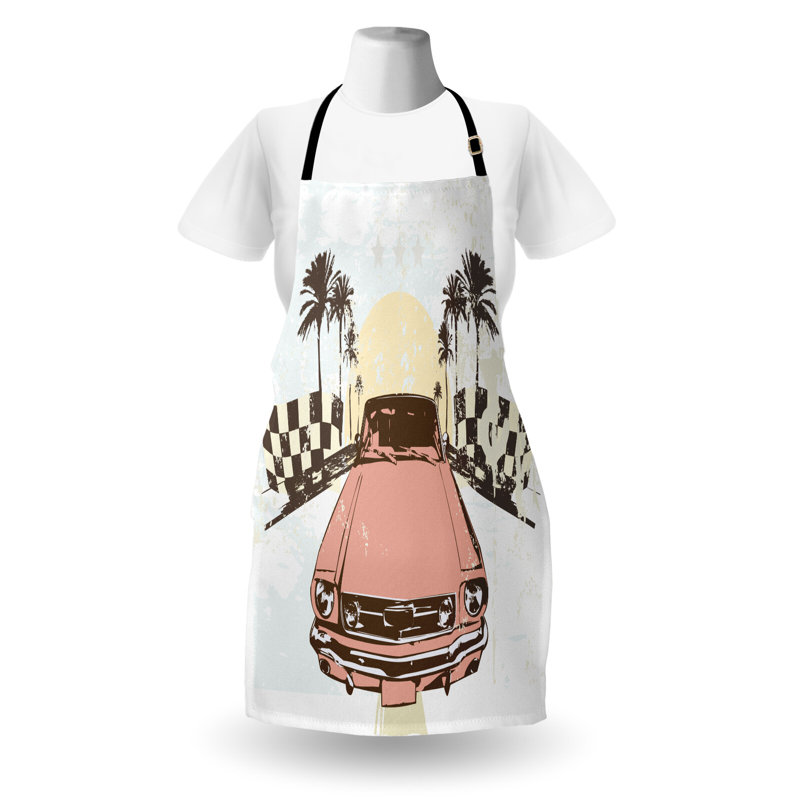 No Pattern Bib Apron
