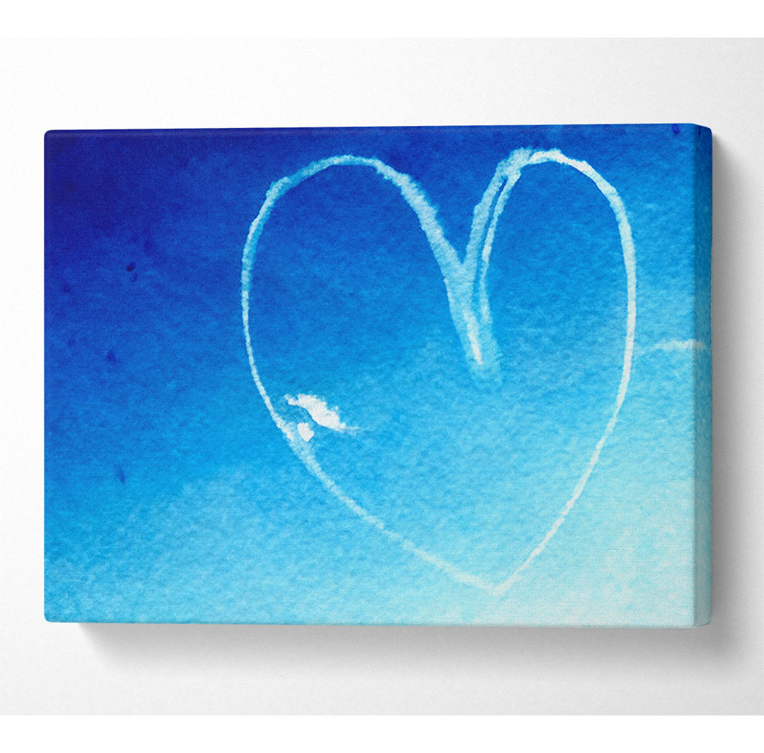 Love Heart Skies - Kunstdrucke auf Leinwand - Wrapped Canvas