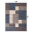 Tapis bleu touffeté à motif géométrique Allyne-1218101103