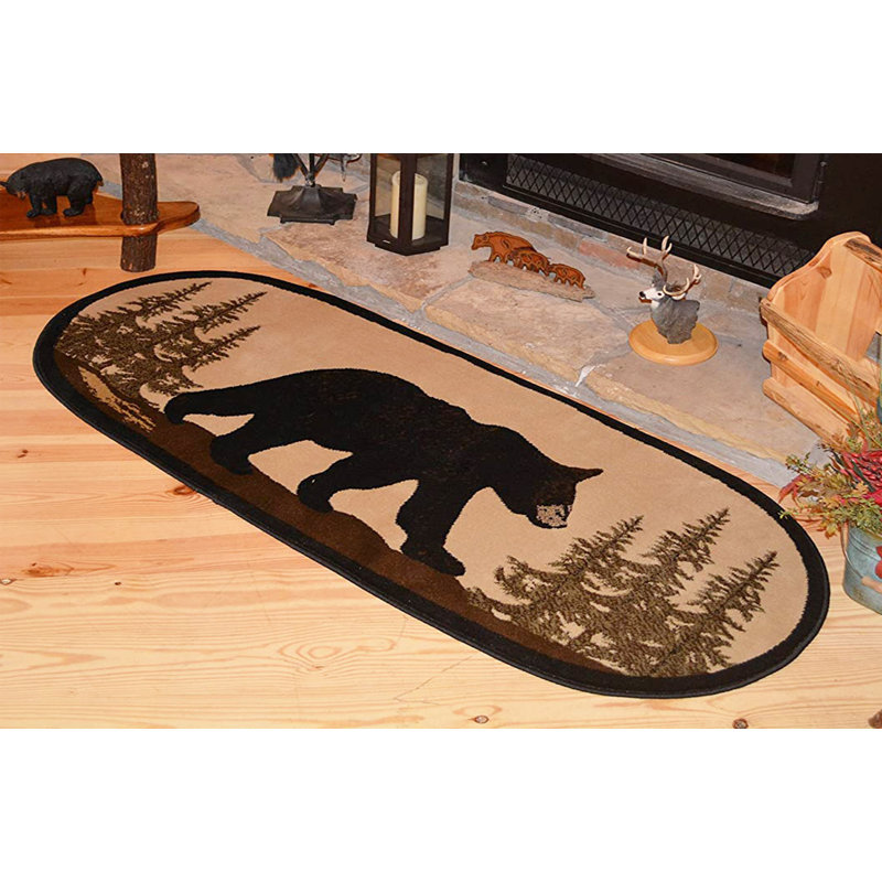 Tapis beige Bearwalk