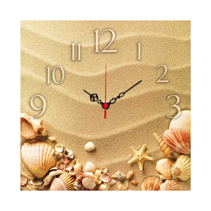 Horloge murale élégante 15,7 po x 15,7 po | 100% panneau de fibres à densité moyenne, épaisseur: 0,2 pouce | Décoration élégante pour le salon, la chambre à coucher et le bureau | Design moderne avec une esthétique minimaliste