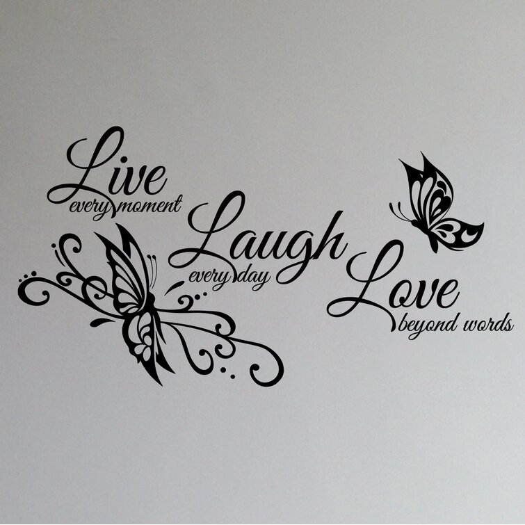 Winston Porter Live Love Laugh Family Wall Decal  Reviews Wayfair Canada