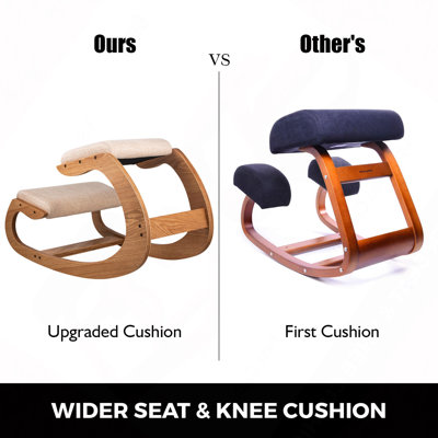 Chaise à genoux robuste pour une meilleure posture, tabouret de bureau, chaise de maison pour sculpter le corps, soulager le stress, méditation, chaise de bureau/ordinateur