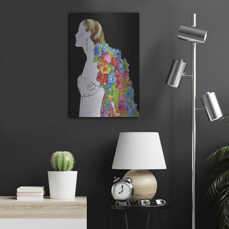 " Flower Hair " by Schuyler Rideout, 24" H x 16" W
