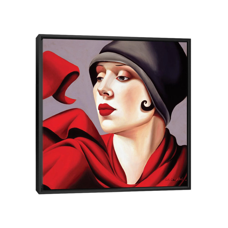 «Autumn Zephyr» par Catherine Abel, impression sur toile tendue, H 18 po x l 18 po x P 1,5 po, Toile encadrée noire
