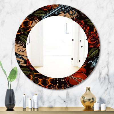 Miroir mural Old School