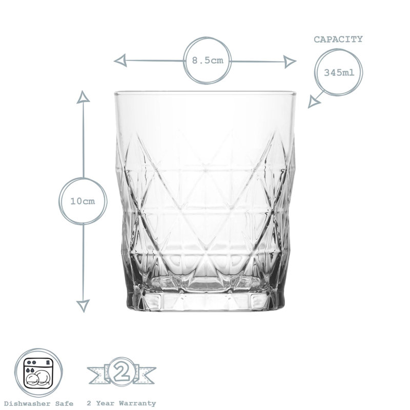 345ml Whiskey Glass, 6