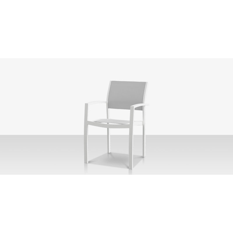 Chaise de salle à manger avec accoudoirs empilable Fusion
