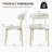 Modern Sherpa Boucle Upholstered Dining Chair-974819392-974819395-989956558