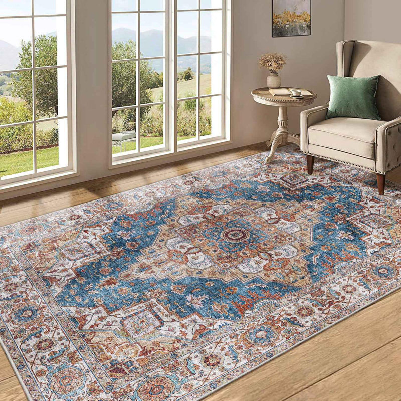 Tapis persan antidérapant 5 x 7