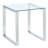 Garnett Glass Top End Table
