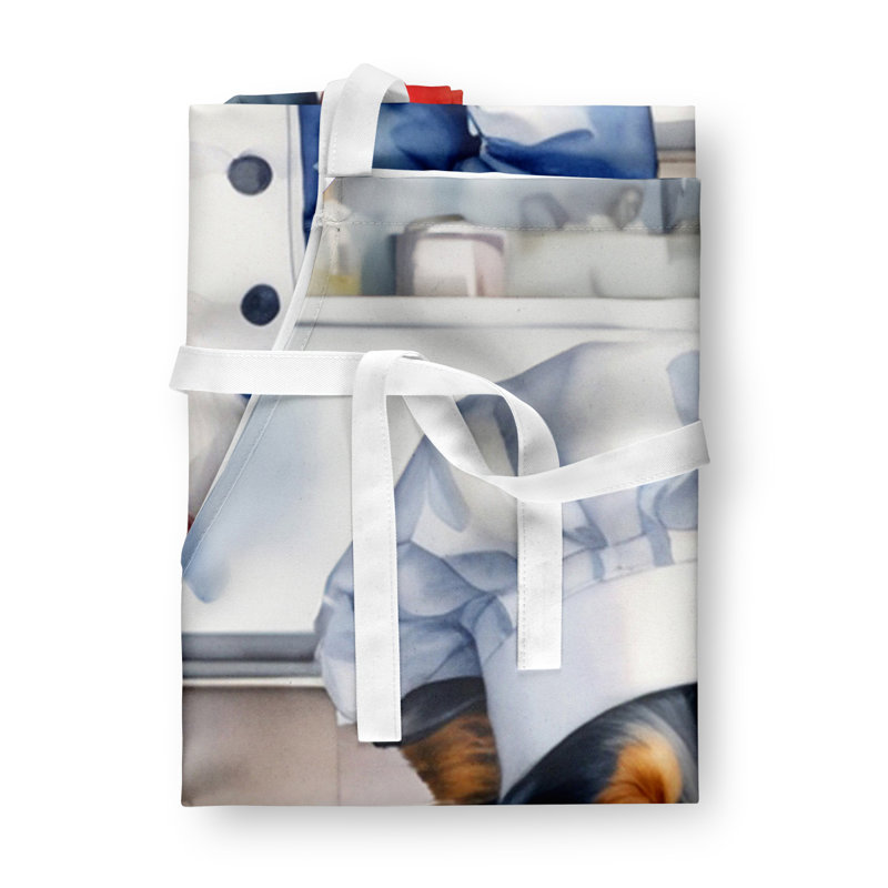No Pattern Bib Apron