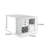 Tino Kitchen Island with Solid Wood Top