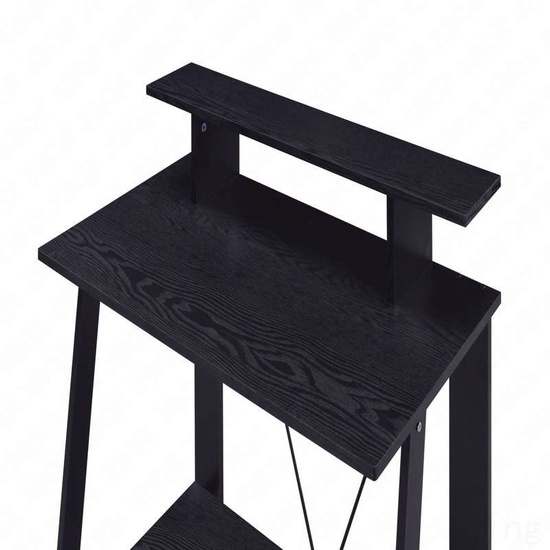 Bureau d'écriture à finition noire, Noir