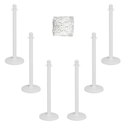 Ensemble de 6 poteaux de chandelier