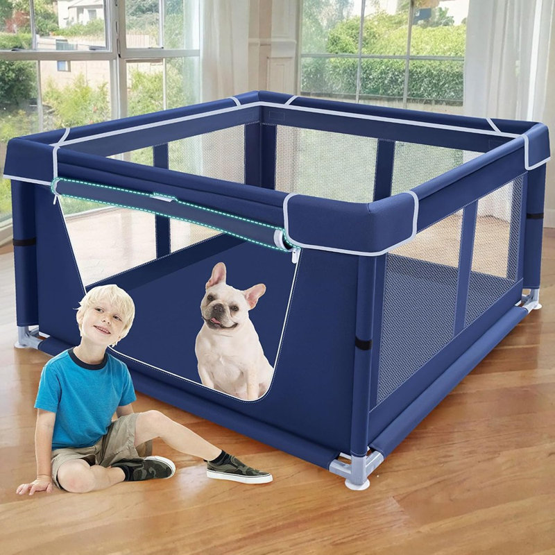 Pouces parc pour chiots avec barrière, parc pour chiots