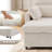 92''W Chenille Convertible L-Shaped Sectional Sofa Bed With Storage Two Pillows-886932038