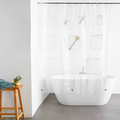 Rideau de douche pour salle de bain avec rideau de douche imprimé à l'épreuve des rideaux de salle de bain