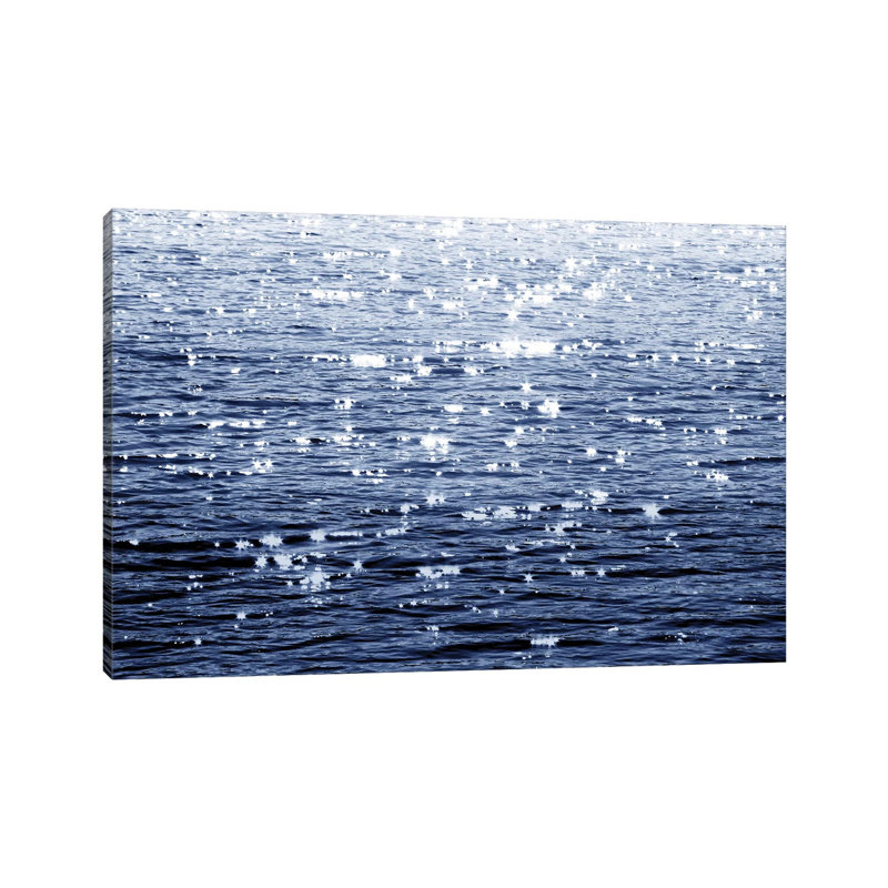 Sunlit Sea Indigo by Maggie Olsen - Wrapped Canvas Print, 101.6 cm H x 66.04 cm W x 1.91 cm D
