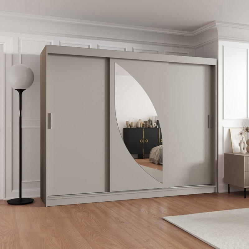 Artisan Wardrobe - Timeless Storage with Natural Elegance, 202cm H x 250cm W x 50cm D, Cashmere
