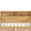 Lit de jour en bois avec tablettes et tiroirs de rangement, lit multifonctionnel avec bureau d'étude pour des solutions peu encombrantes-702059654-702059650
