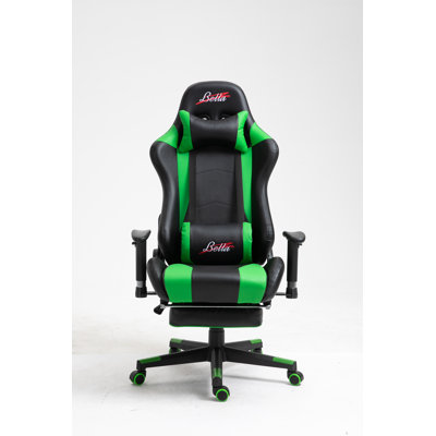 Bella Home Adjustable Armrest and Reclining PC & Racing Game Chair