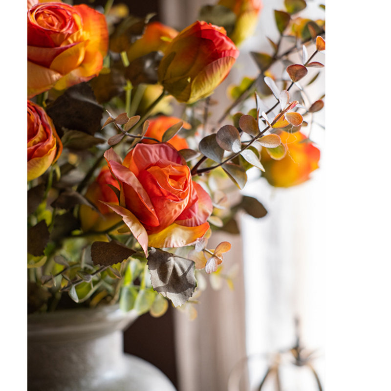 Tige de rose sec, Orange