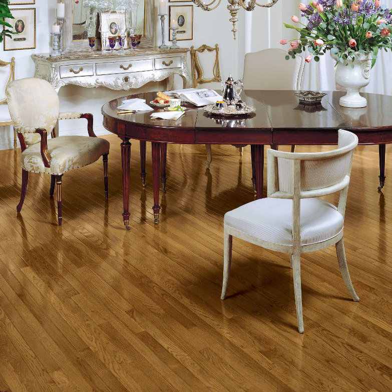 Parquet en chêne massif de 3/4 po d'épaisseur x 2 1/4 po x longueur variable, Fauve