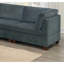 Ensemble de canapé modulaire en chenille gris de 8 pièces pour salon