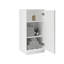 Armoire de rangement de salle de bain 100% bois massif Palace Imports, porte à panneau surélevé, tablettes réglables, 16,5 po de largeur, 35,75 po de hauteur-2139194384