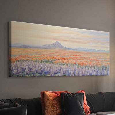 Série paysage - Cxxvi - Toile tendue avec châssis - Prêt à accrocher