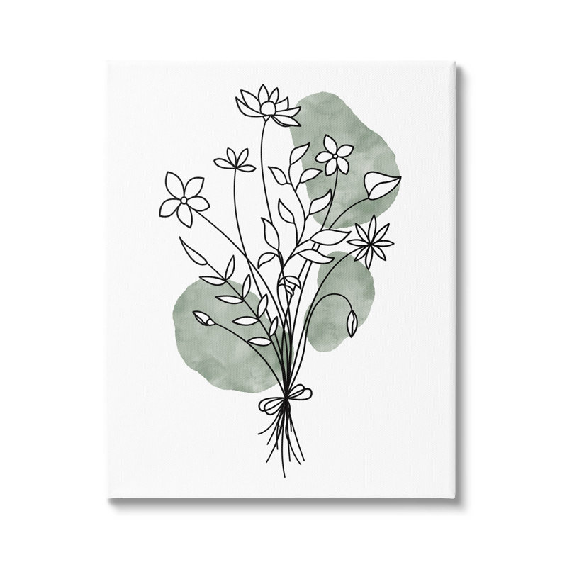 Décontracté, motif de pétales de toile, par JJ Design House LLC, H 30 po x l 24 po x P 1,5 po