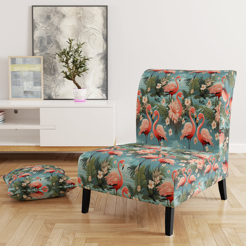 Fauteuil de chambre Flamingo Botanical Bliss