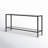 Hera 62'' Glass Top Console Table-595590061