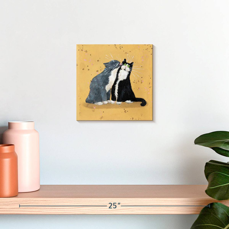 Crowle The Kiss Cats, 10" H x 10" W