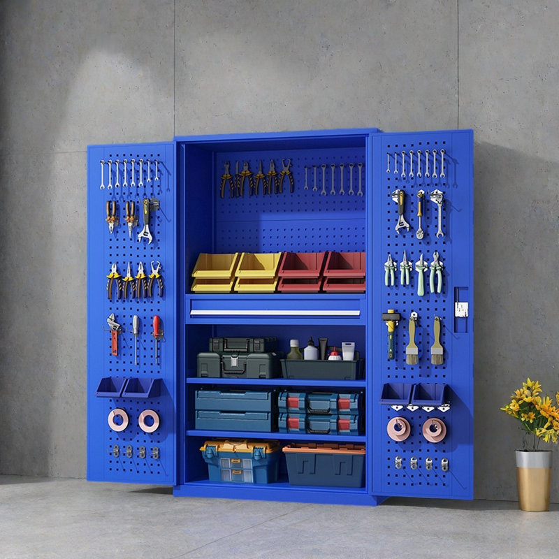 Multi-purpose Garage Lockers, Blue