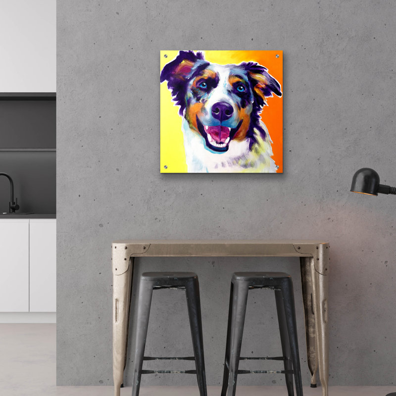 «Aussie Storm» par Dawg Painter, H 24 po x l 24 po x P 0,2 po